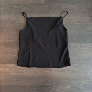 Aritzia BABATON Black Cowl Neck Camisole M